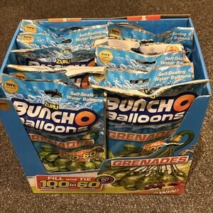 ZURU Bunch O Ballons Grenades and Self-sealing Water Balloons case of 12 NEW